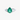 Edward Elise Emerald and Diamond Three Stone Ring in Platinum & 18 Karat