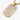 David Yurman Diamond Dog Tag Pendant 35mm & Necklace 26in 18K Yellow Gold